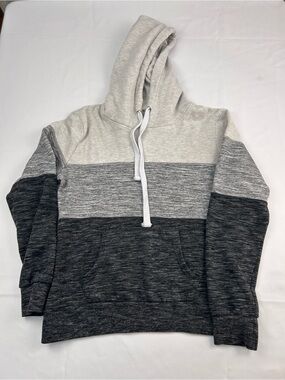 Reflex Light Gray Three-Tone Hoodie